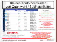 Kleines Konto hochtraden QUANTWOHL TRADINGRAUM