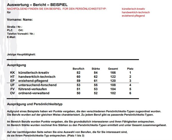PDF-Abruf Berufsplanung mit Quantwohl
